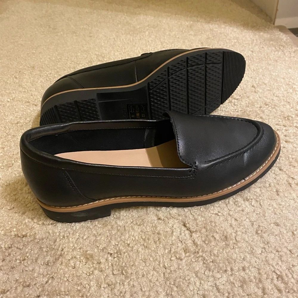 ALDO Women's Classic Black Loafers - Picture 4 of 4